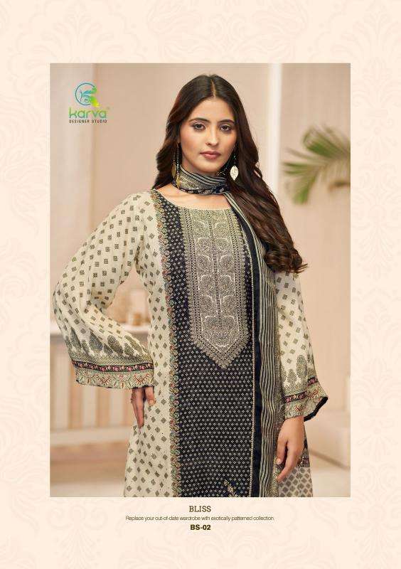 Karva desiner studio bliss maslin Dress material for ladies in Delhi