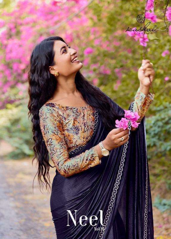 Kashvi creation neel vol 16 Wholesale sarees suppliers in Surat Gujarat