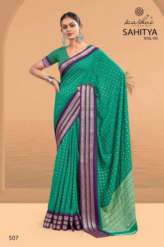Kashvi creation sahitya vol 5 Wholesale sarees online
