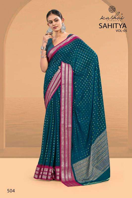 Kashvi creation sahitya vol 5 Wholesale sarees online