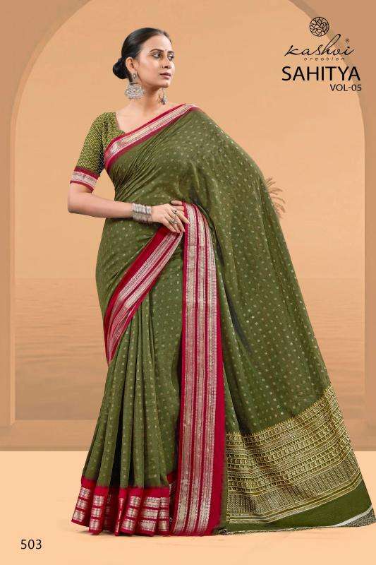 Kashvi creation sahitya vol 5 Wholesale sarees online