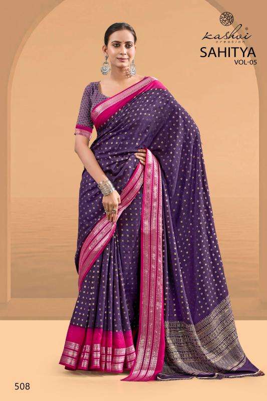 Kashvi creation sahitya vol 5 Wholesale sarees online