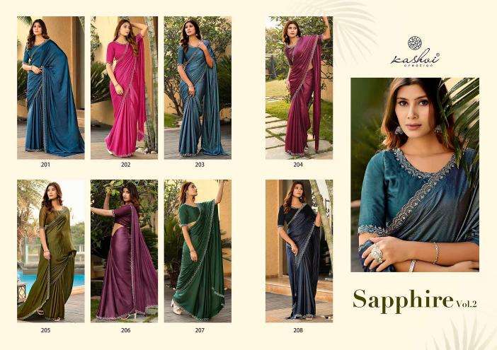 Kashvi creation sapphire vol 2 Bulk saree suppliers in Delhi