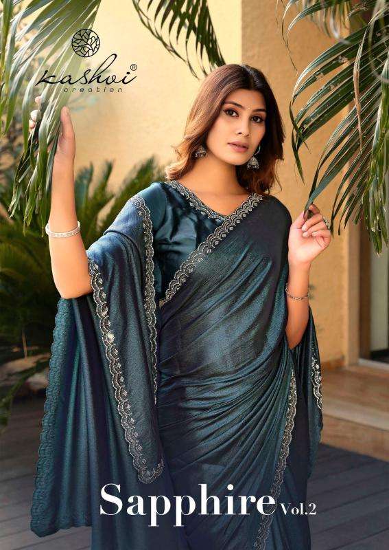Kashvi creation sapphire vol 2 Bulk saree suppliers in Delhi