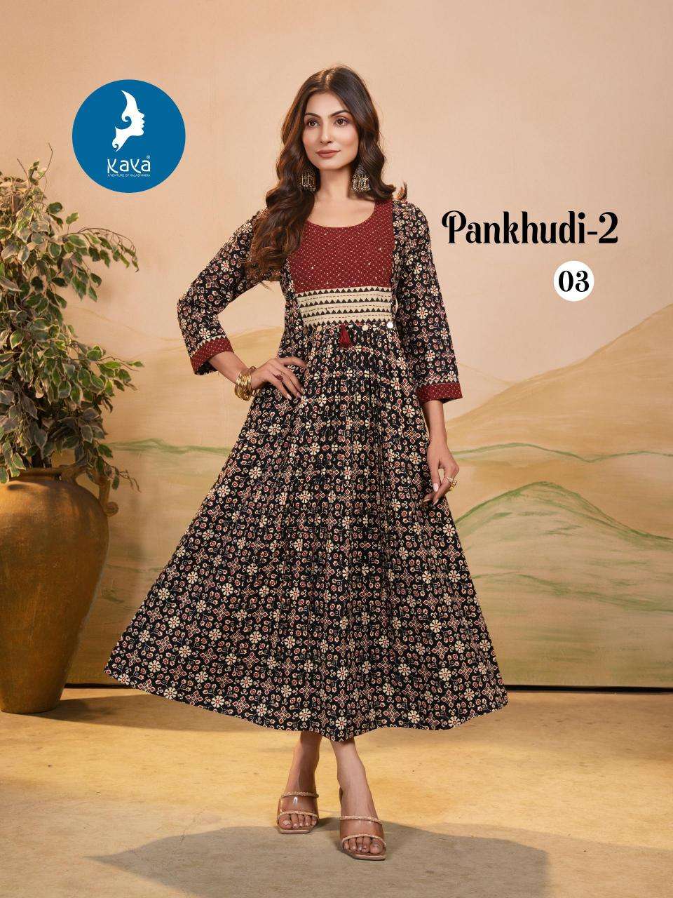 Kaya kurti pankhudi 2 Surat Kurti Market