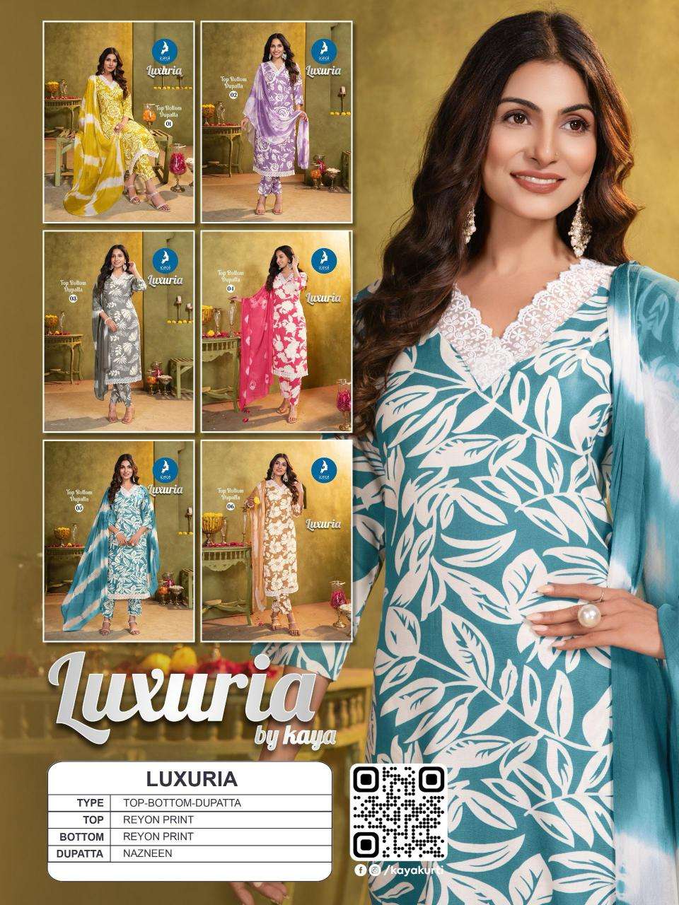 Kaya luxuria kurties manufacturer in surat