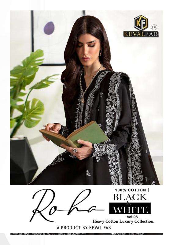 Kevalfab roha vol-08 Fancy dress material wholesale in Ahmedabad