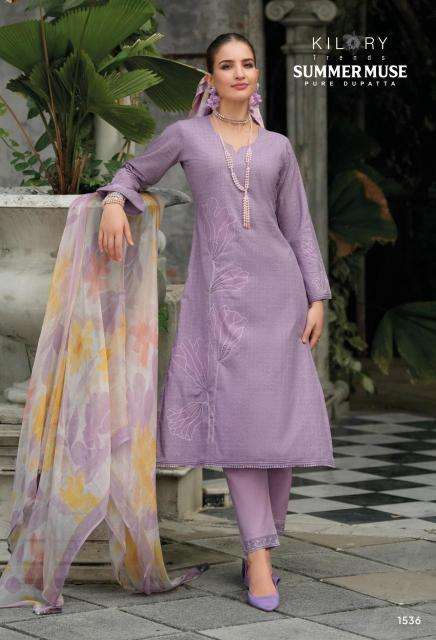 Kilory summer mous Wholesale Chanderi Salwar Kameez in Hyderabad