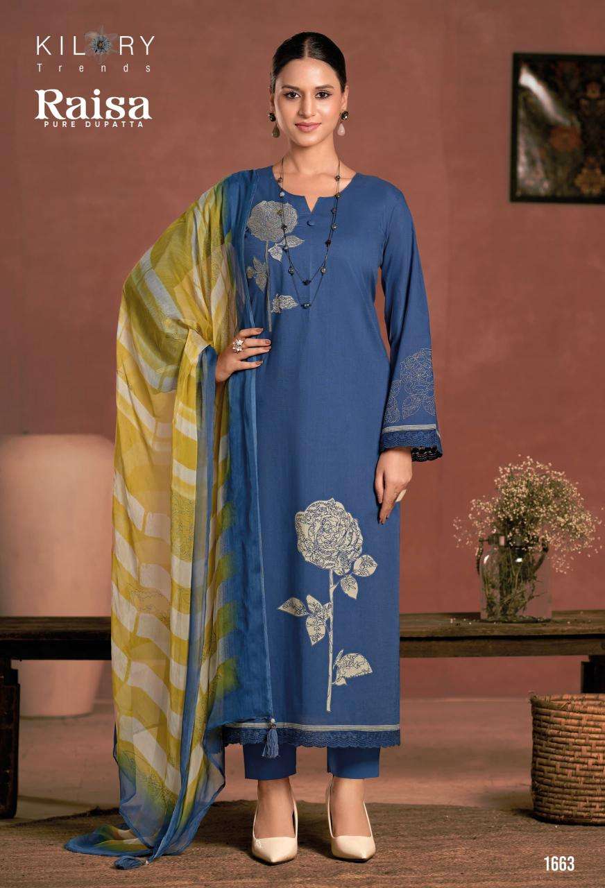 Kilory trends raisa Wholesale designer dress materials in Surat