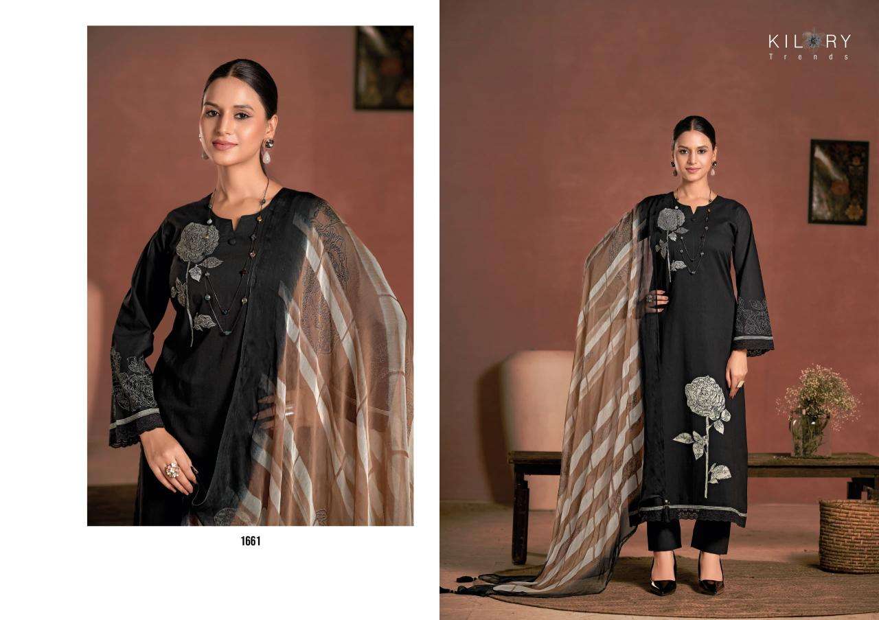 Kilory trends raisa Wholesale designer dress materials in Surat