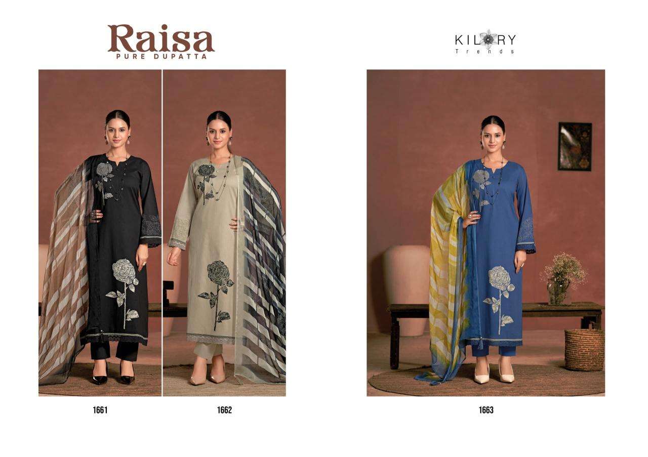Kilory trends raisa Wholesale designer dress materials in Surat