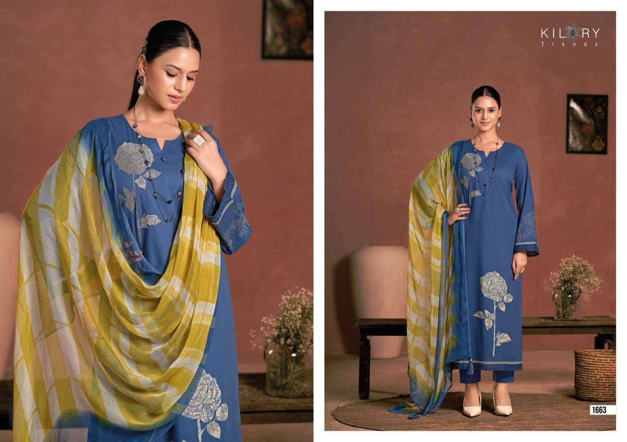 Kilory trends raisa Wholesale designer dress materials in Surat