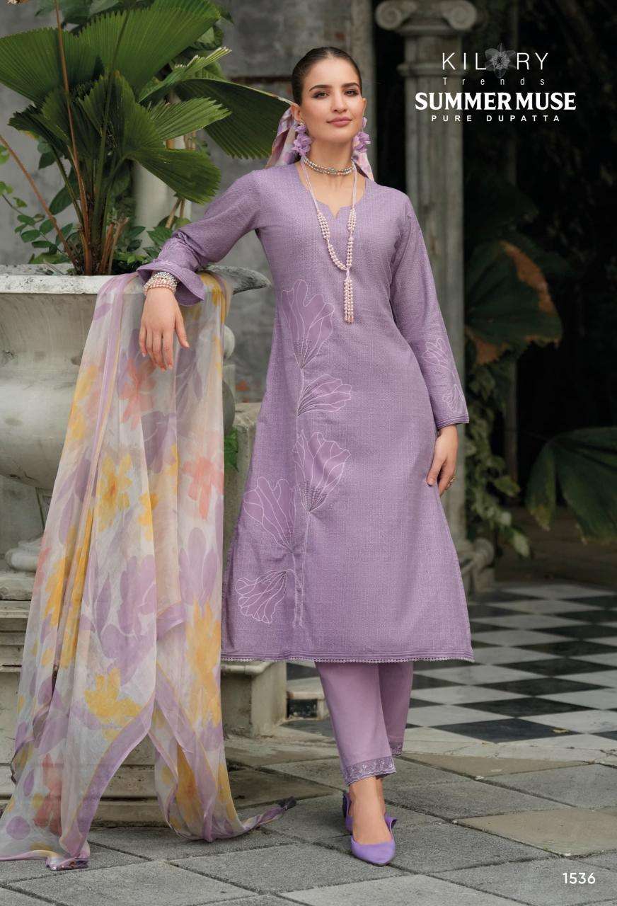 Kilory trends summer mous Best wholesale dress materials in Surat