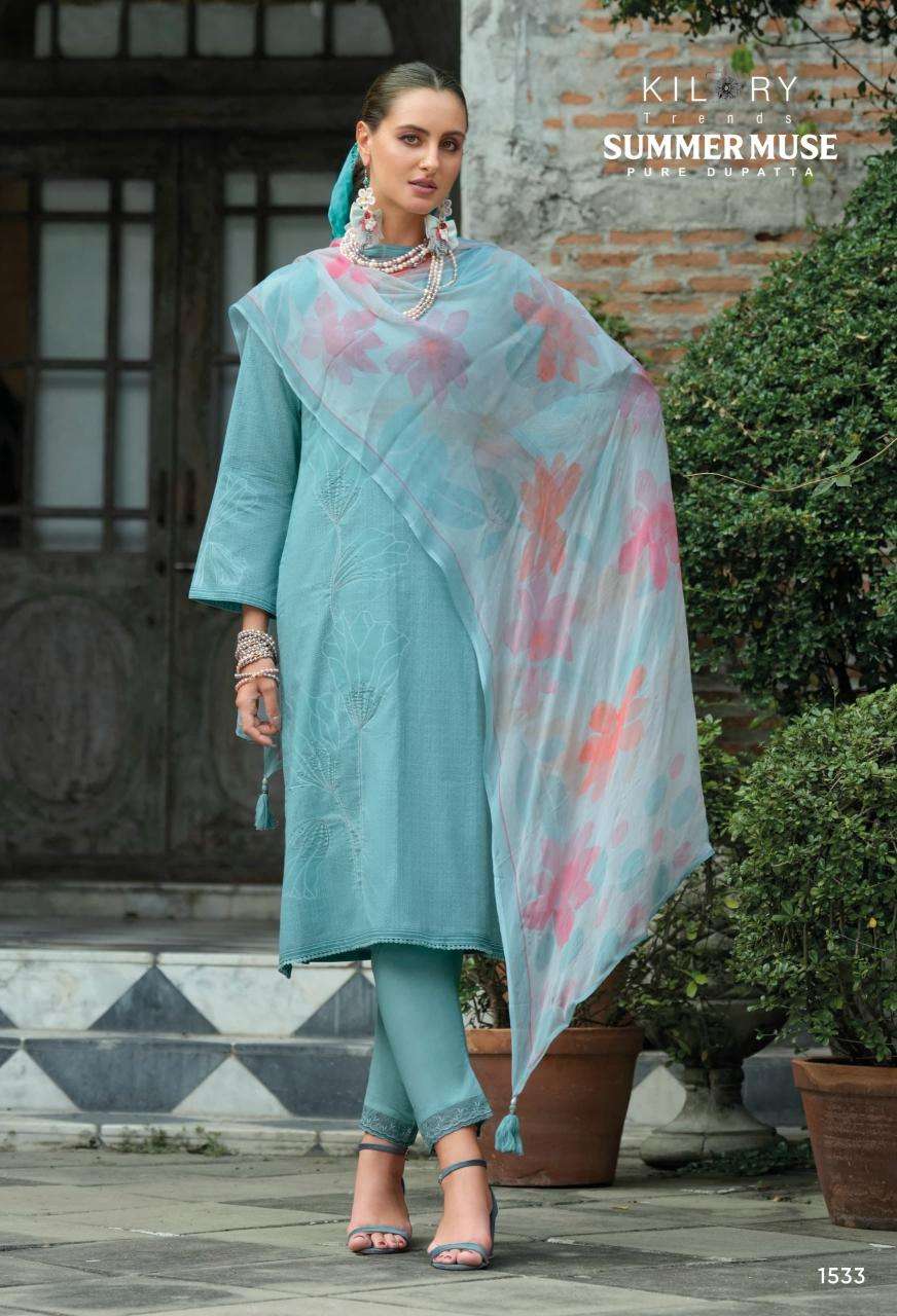Kilory trends summer mous Best wholesale dress materials in Surat