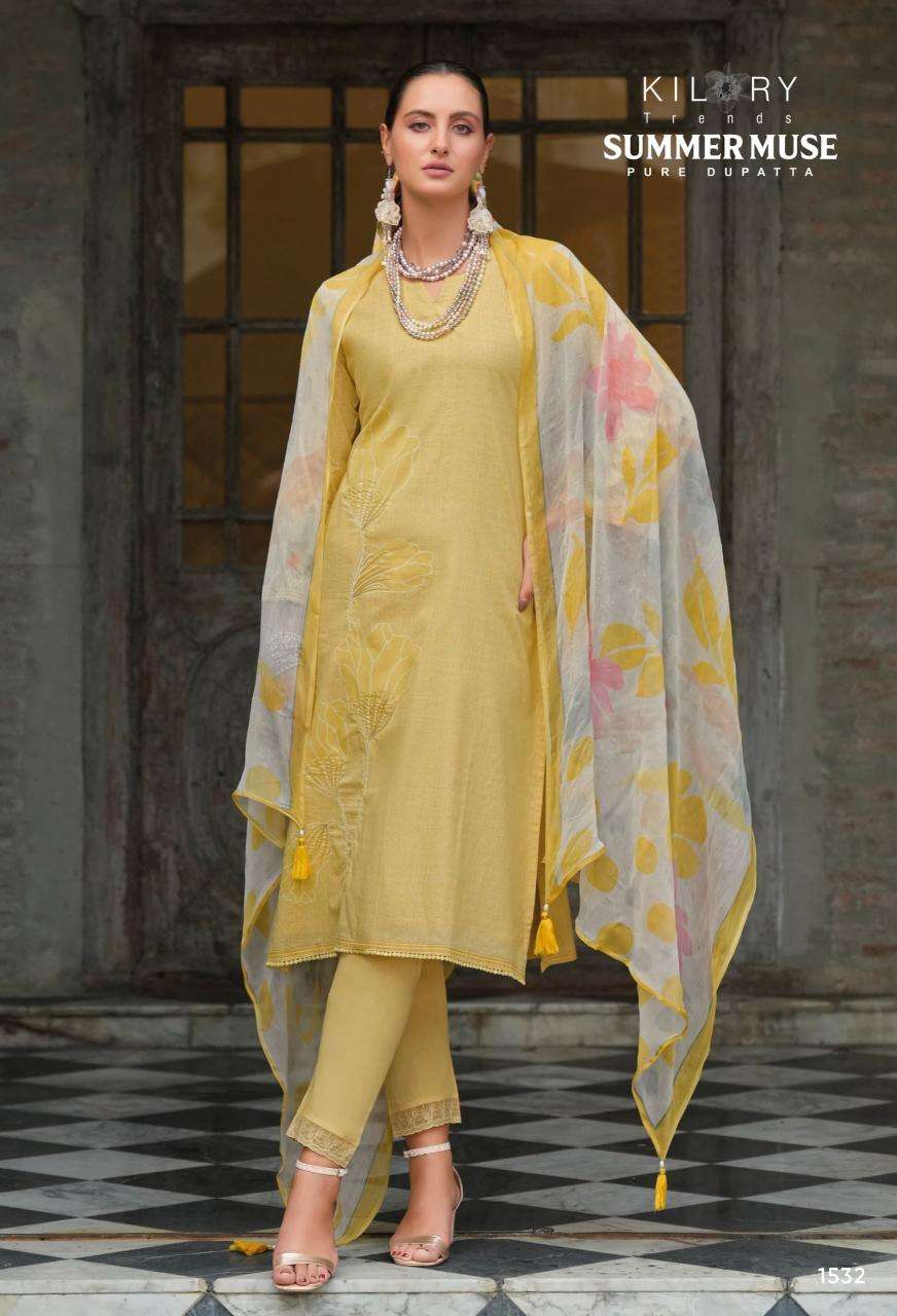 Kilory trends summer mous Best wholesale dress materials in Surat
