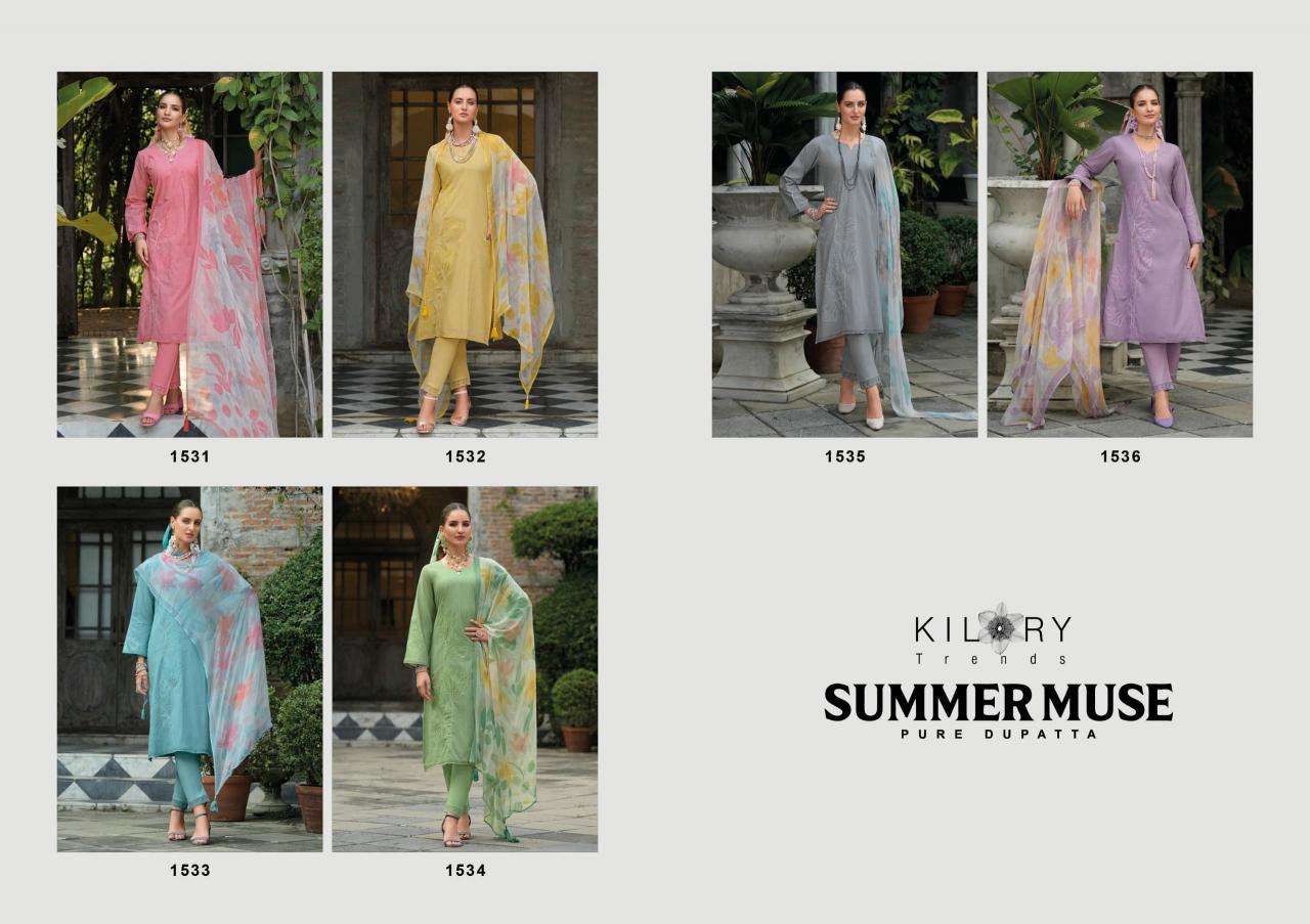 Kilory trends summer mous Best wholesale dress materials in Surat