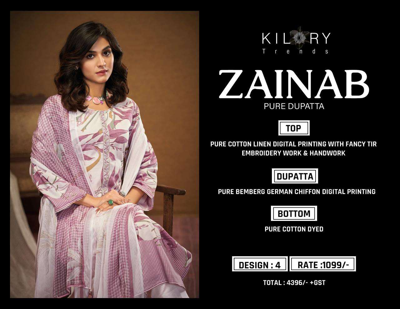 Kilory trends zainab Surat wholesale market for dress materials