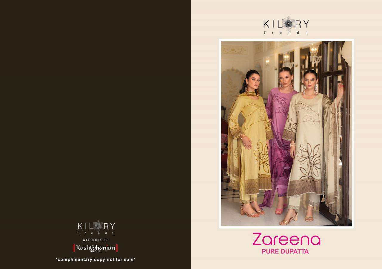Kilory trends zareena Wholesale salwar suits in Mumbai