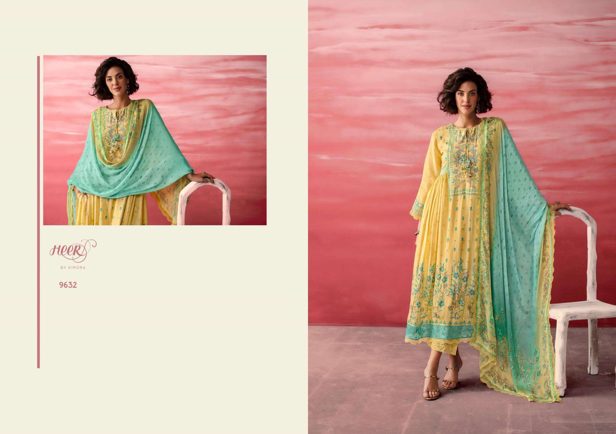 Kimora heer jimmy vol 207 Wholesale dress material suppliers in India