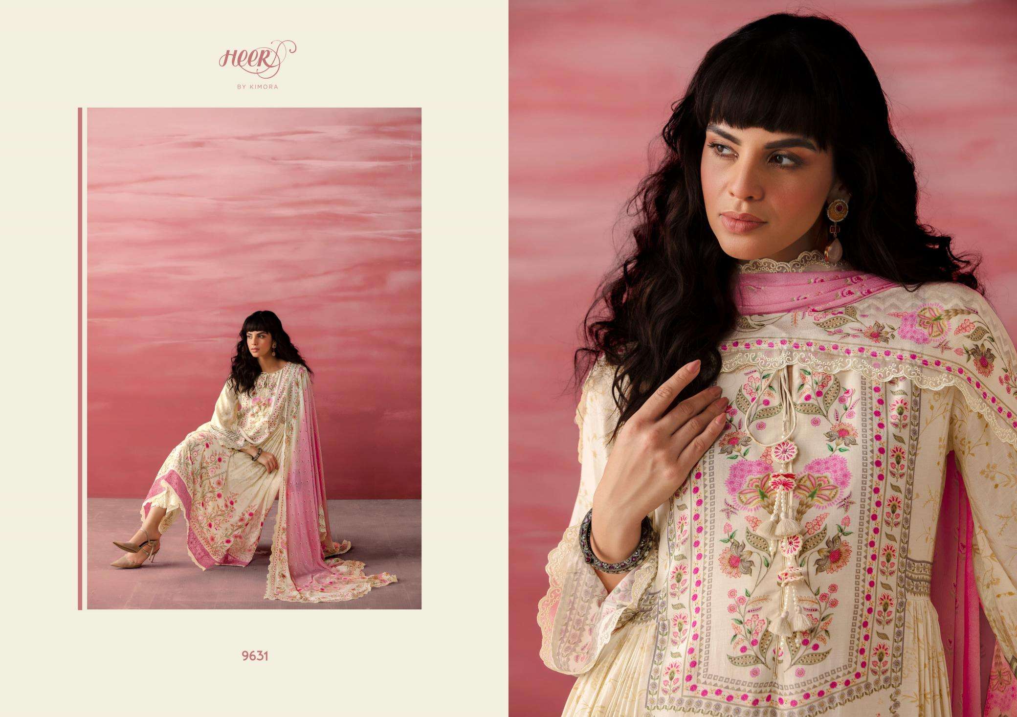 Kimora heer jimmy vol 207 Wholesale dress material suppliers in India