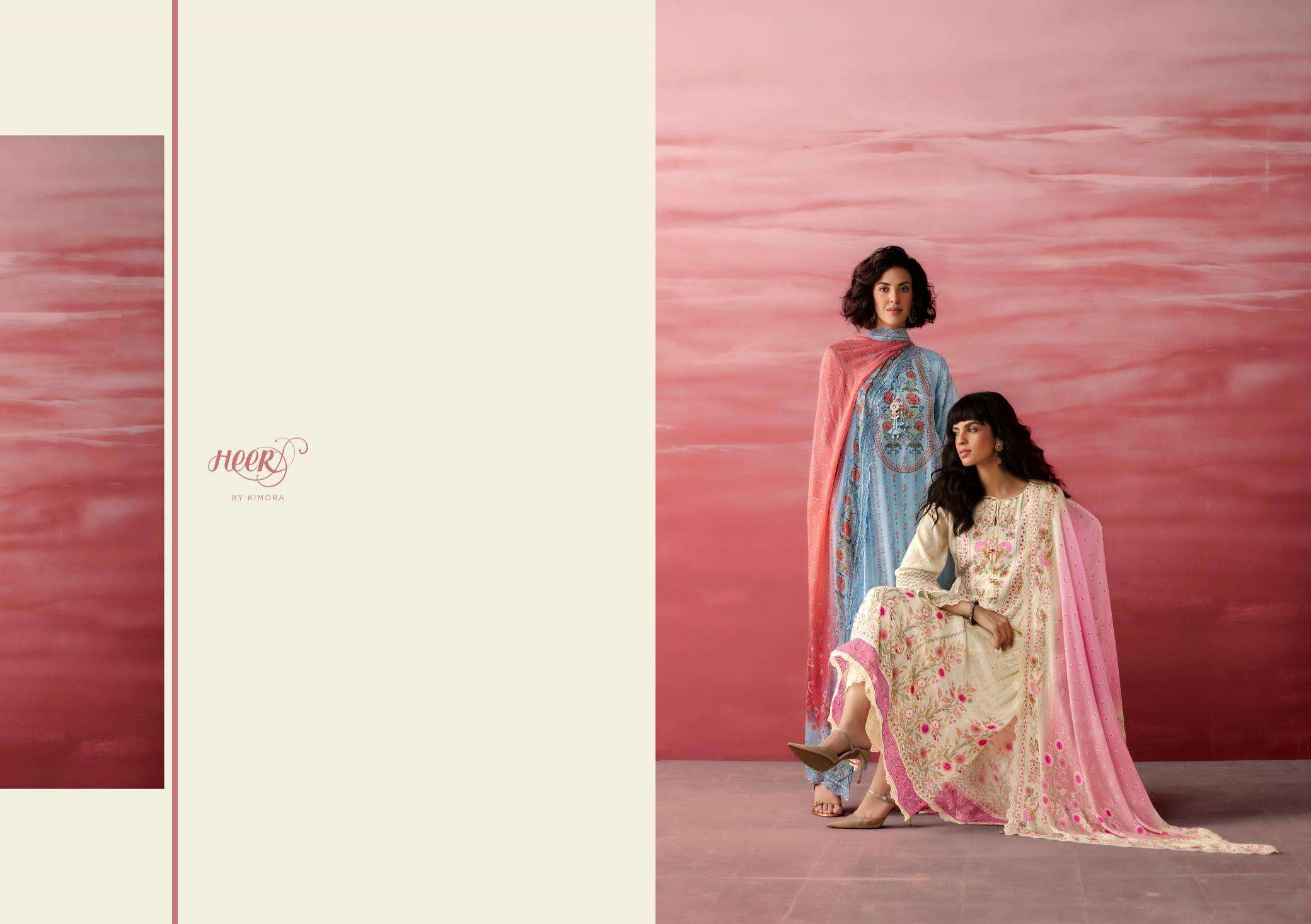 Kimora heer jimmy vol 207 Wholesale dress material suppliers in India