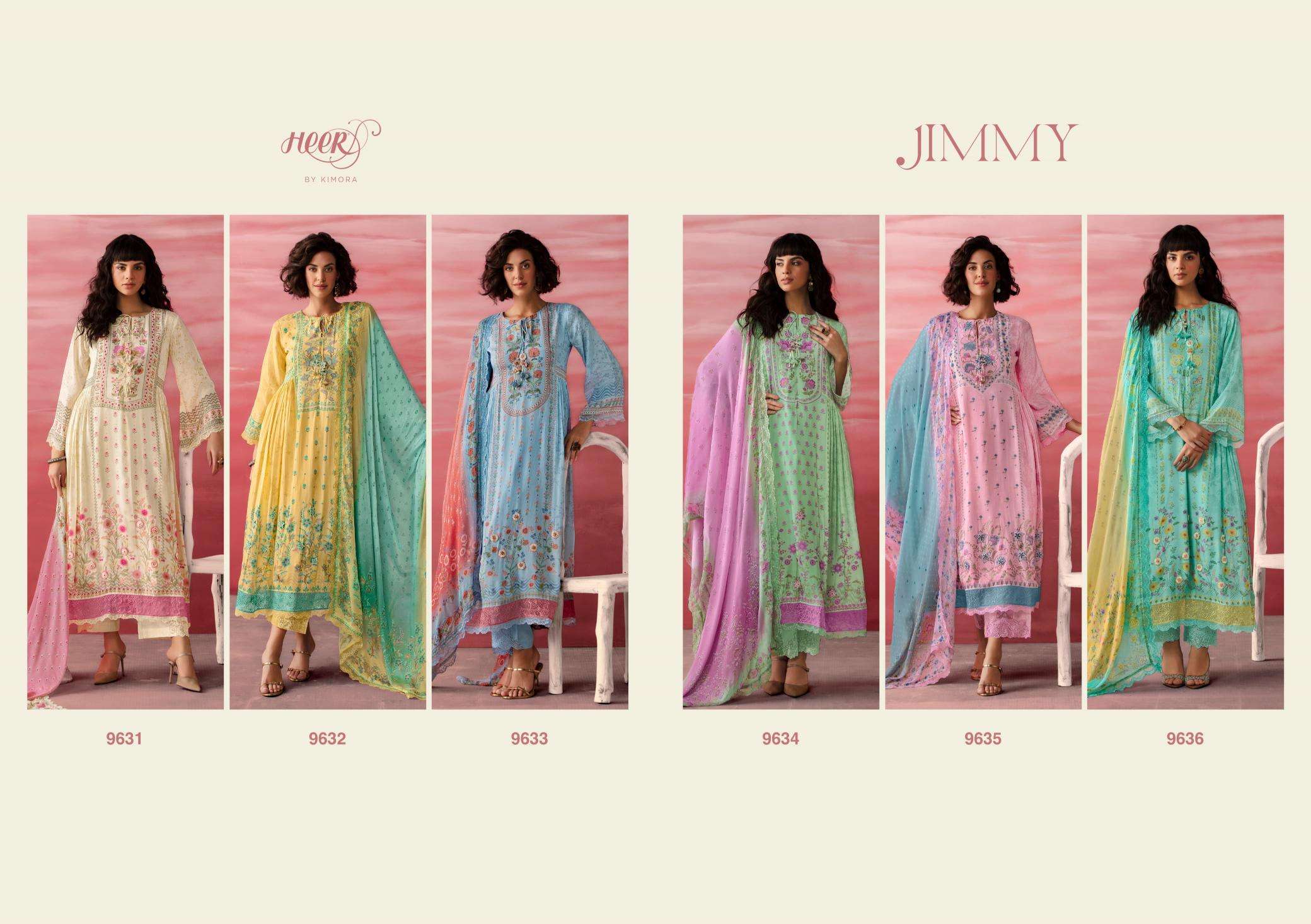 Kimora heer jimmy vol 207 Wholesale dress material suppliers in India