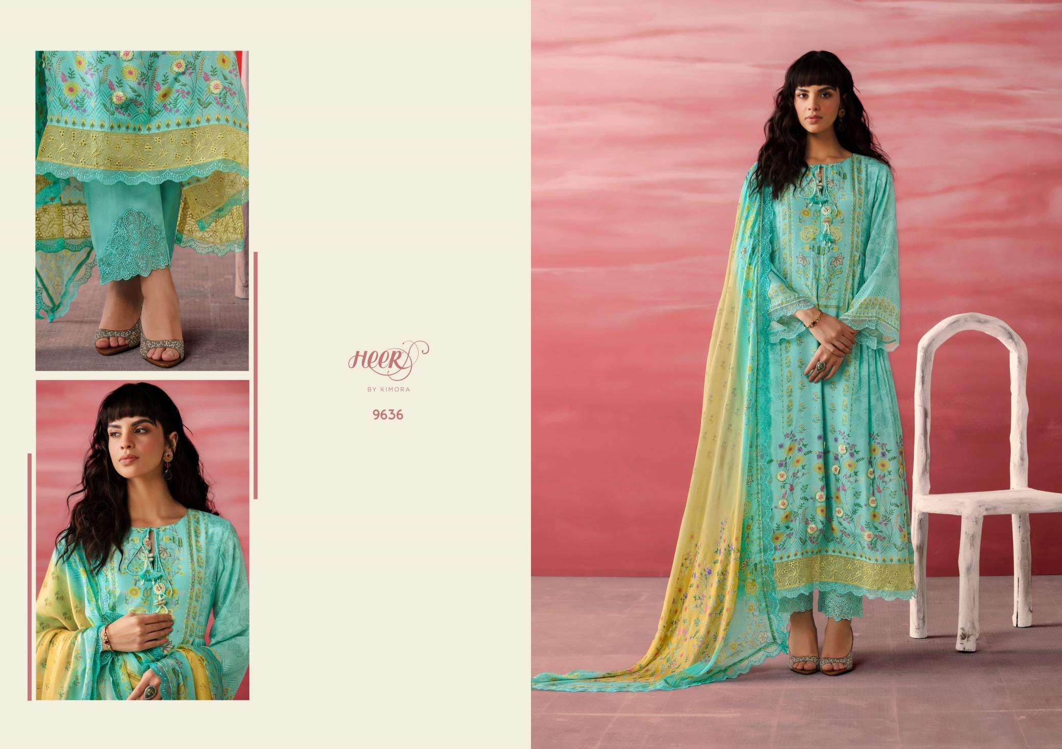 Kimora heer jimmy vol 207 Wholesale dress material suppliers in India