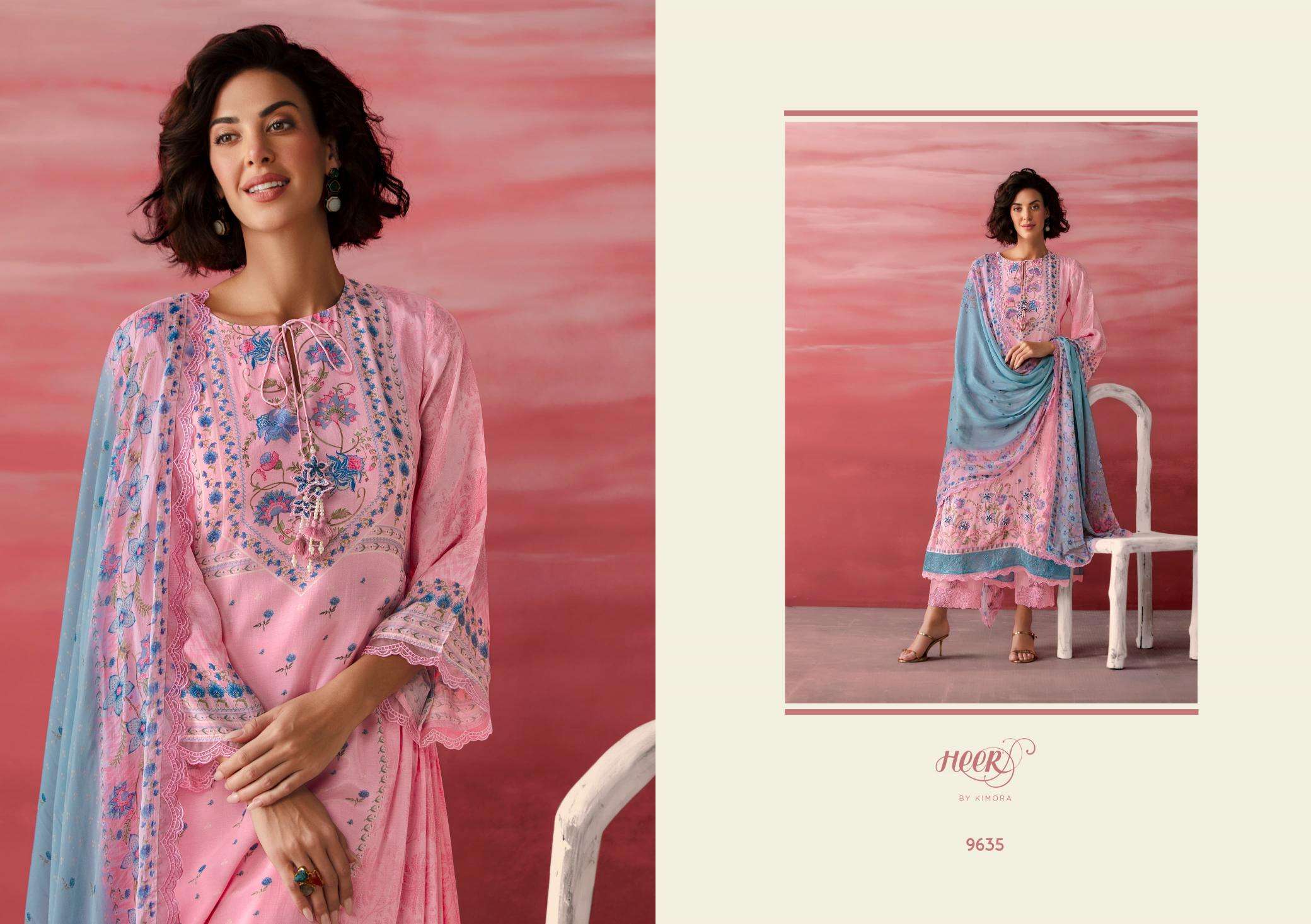 Kimora heer jimmy vol 207 Wholesale dress material suppliers in India