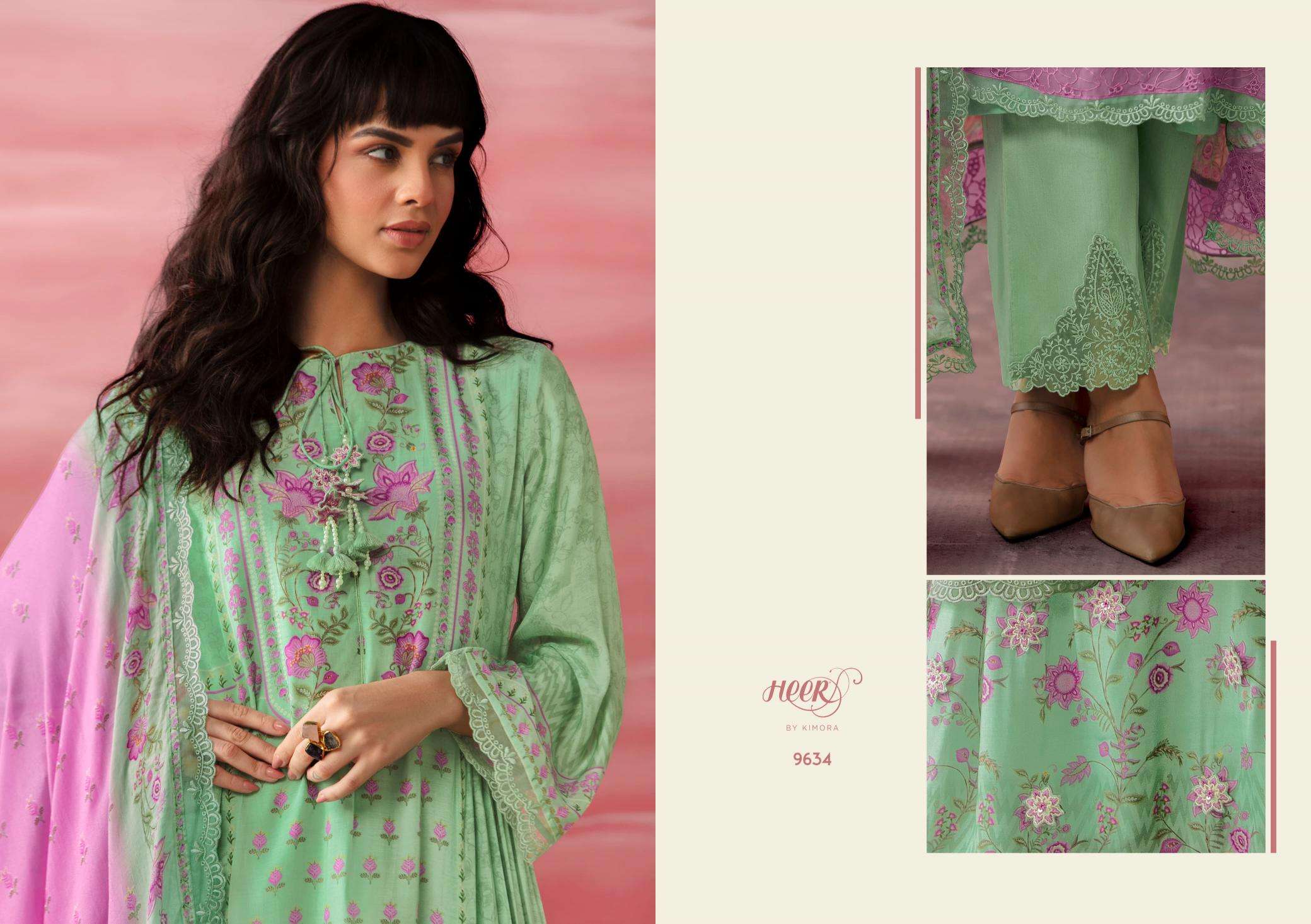 Kimora heer jimmy vol 207 Wholesale dress material suppliers in India