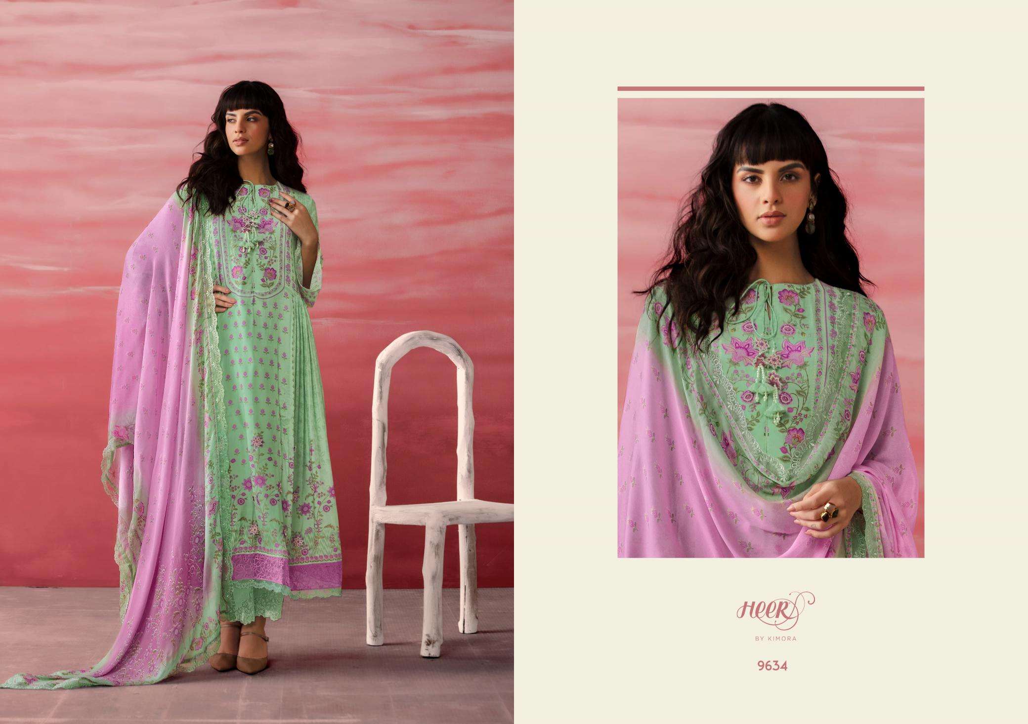 Kimora heer jimmy vol 207 Wholesale dress material suppliers in India