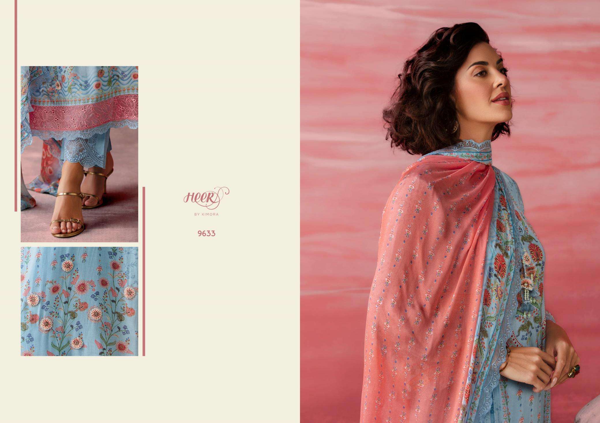 Kimora heer jimmy vol 207 Wholesale dress material suppliers in India