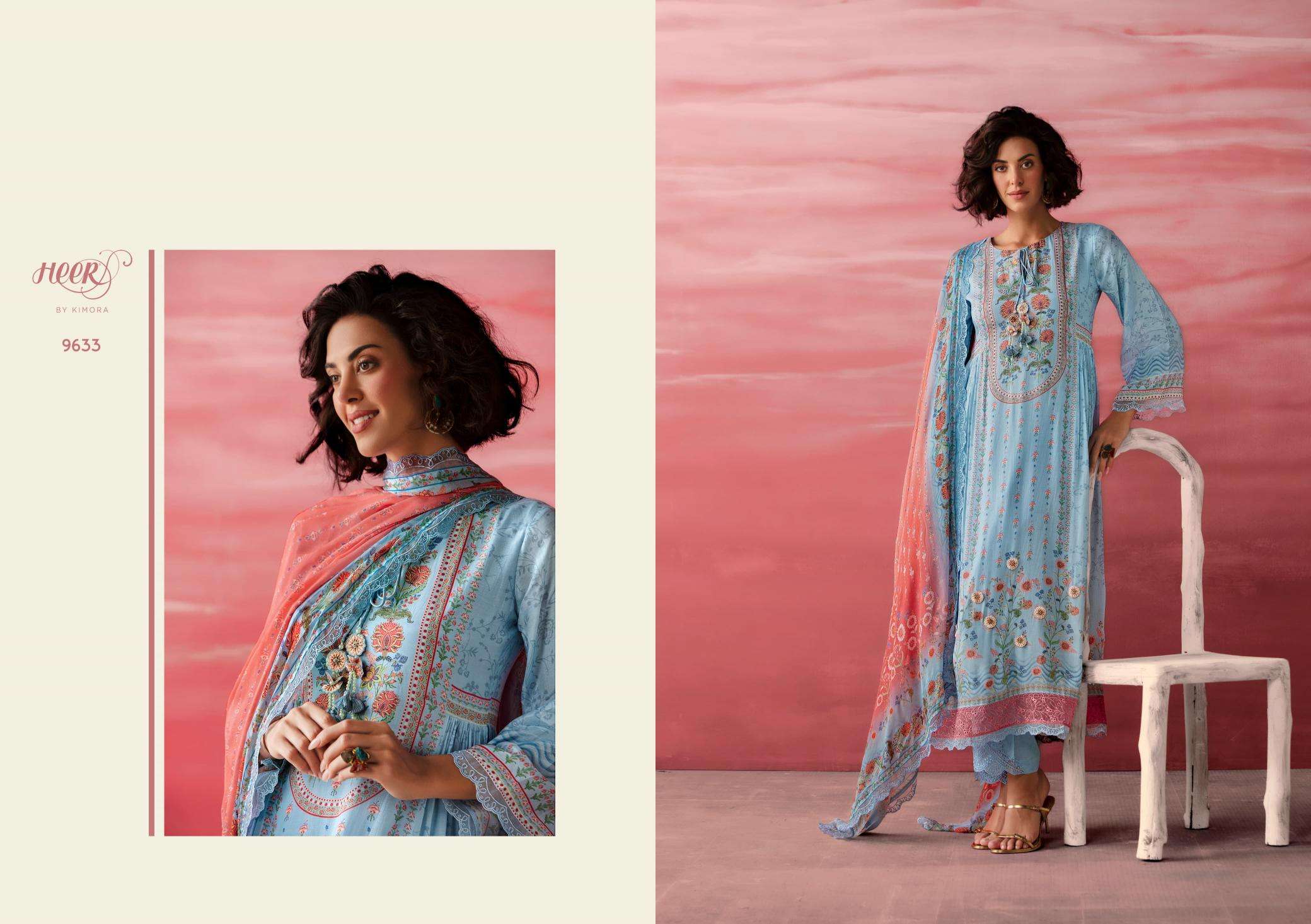Kimora heer jimmy vol 207 Wholesale dress material suppliers in India