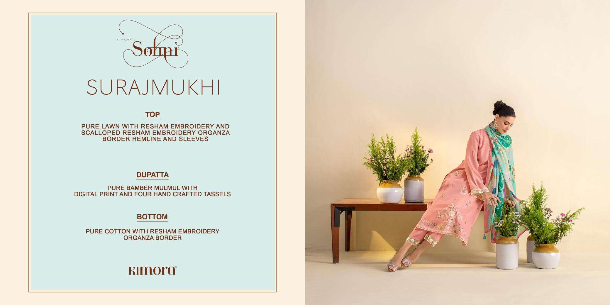 Kimora sohni surajmukhi vol -22 Surat dress materials wholesale online