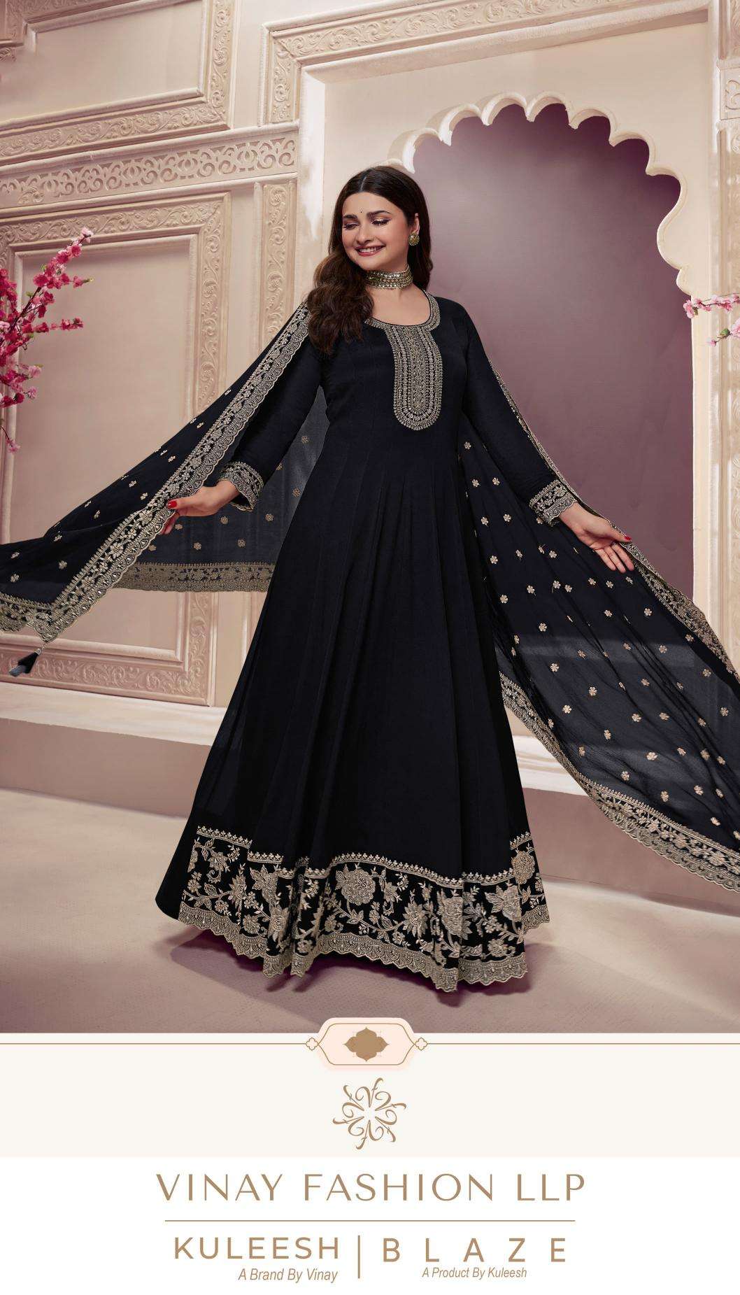 Kuleesh blaze Wholesale dress fabric in Mumbai