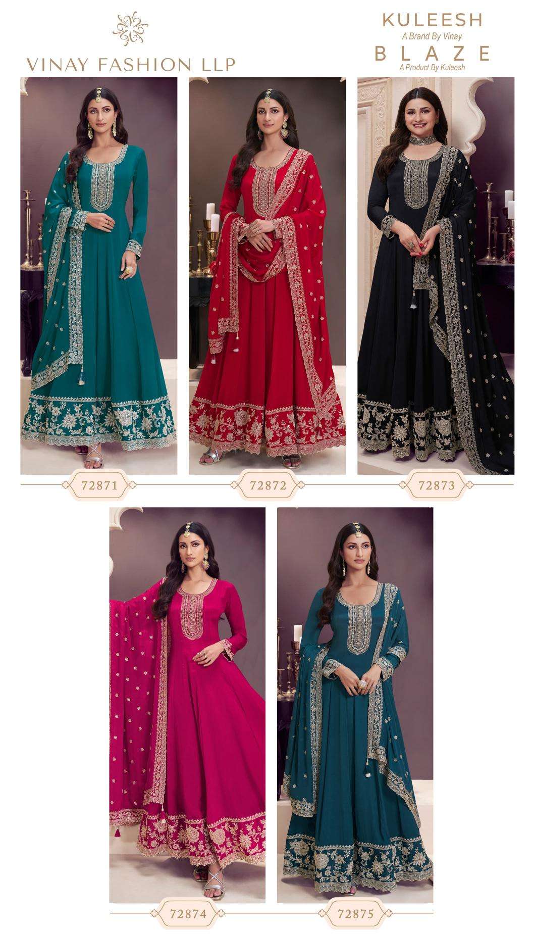 Kuleesh blaze Wholesale dress fabric in Mumbai