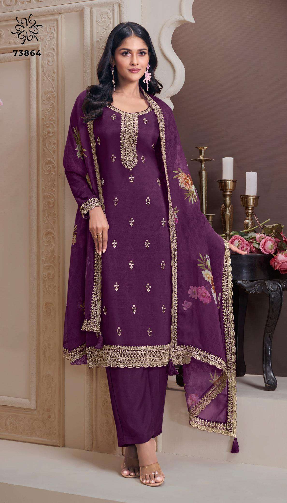 Kuleesh shivangi 2 Surat wholesale dress materials suppliers