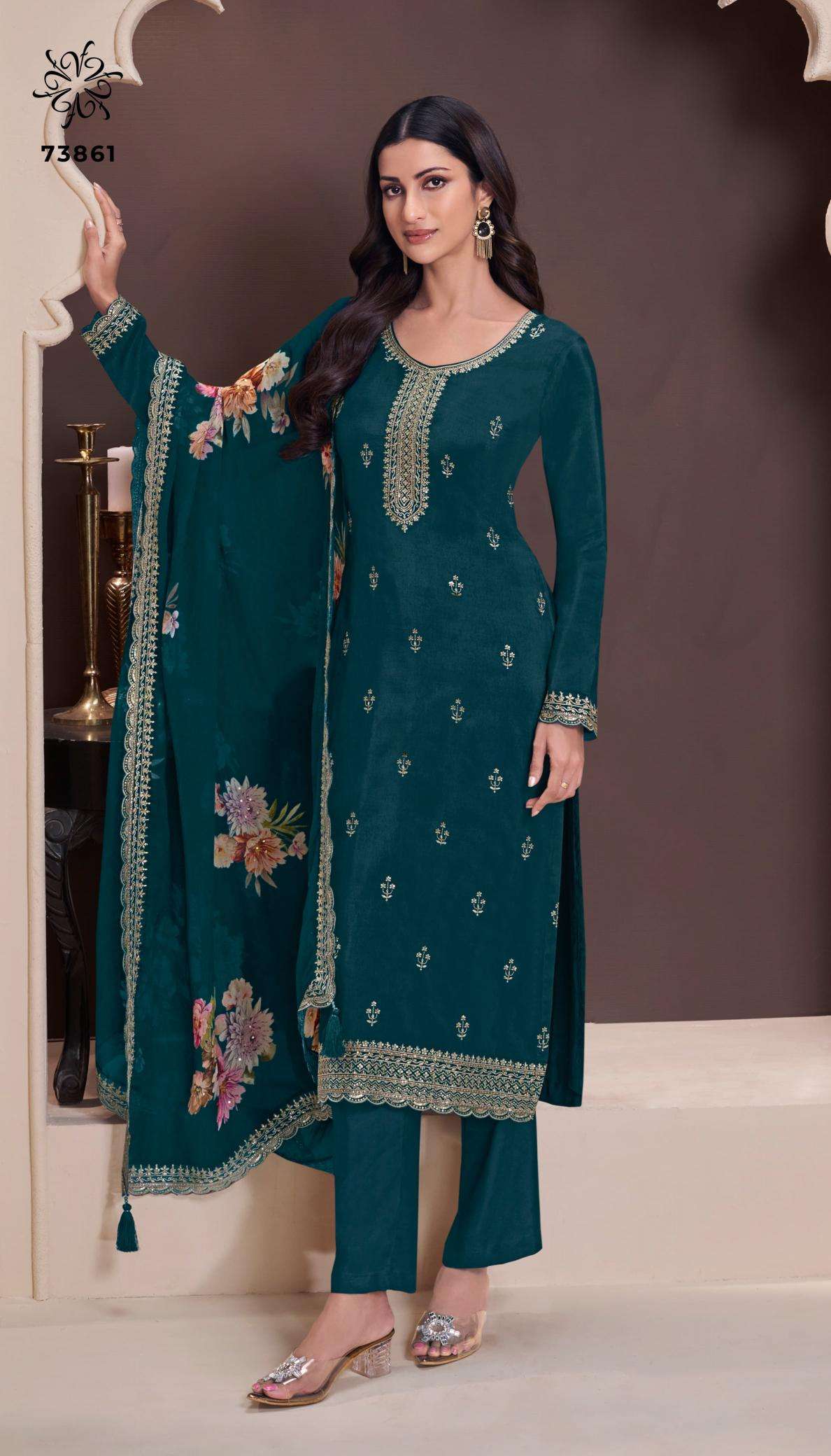 Kuleesh shivangi 2 Surat wholesale dress materials suppliers