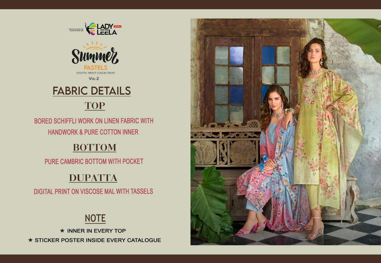 Lady leela summer pastels 2 fancy kurti manufacturer in surat