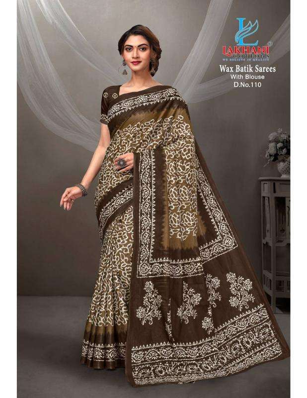 Lakhani wax batik vol-01 Saree wholesalers in Ahmedabad