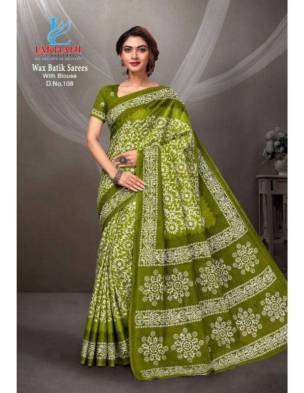 Lakhani wax batik vol-01 Saree wholesalers in Ahmedabad