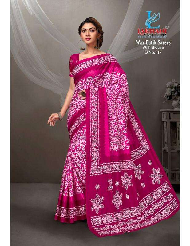 Lakhani wax batik vol-01 Saree wholesalers in Ahmedabad