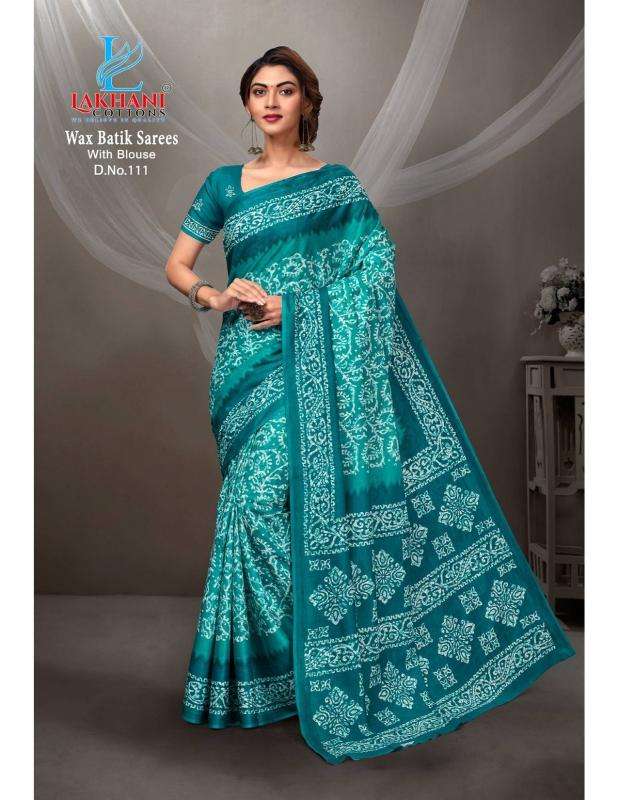Lakhani wax batik vol-01 Saree wholesalers in Ahmedabad