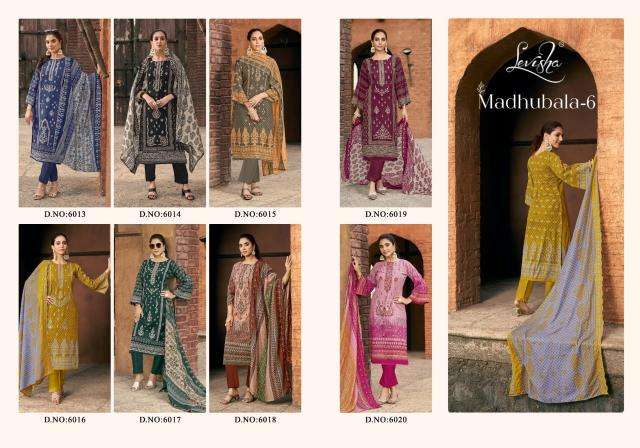 Levisha madhubala-6 Wholesale dress materials in Ahmedabad