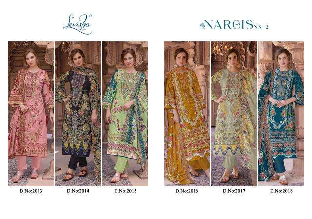 Levisha - make in india nargis nx vol-2  Mumbai textile market dress materials