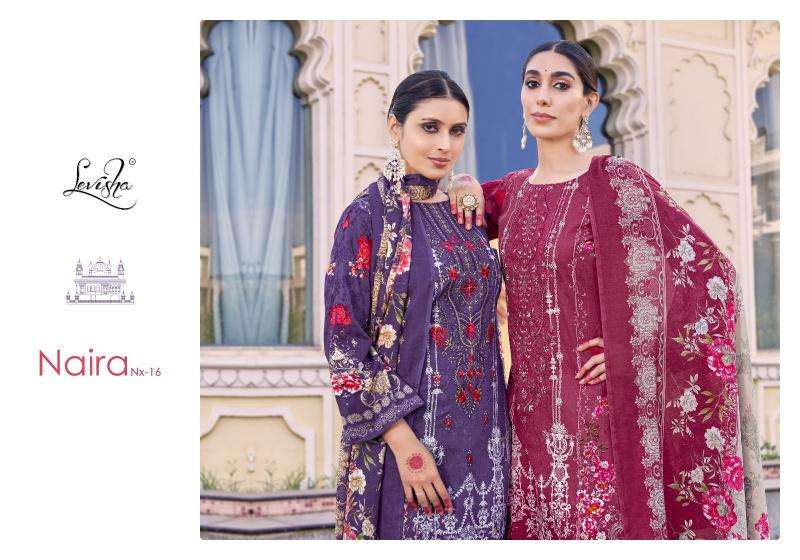 Levisha naira nx vol-16 Dress materials wholesale market in Maharashtra