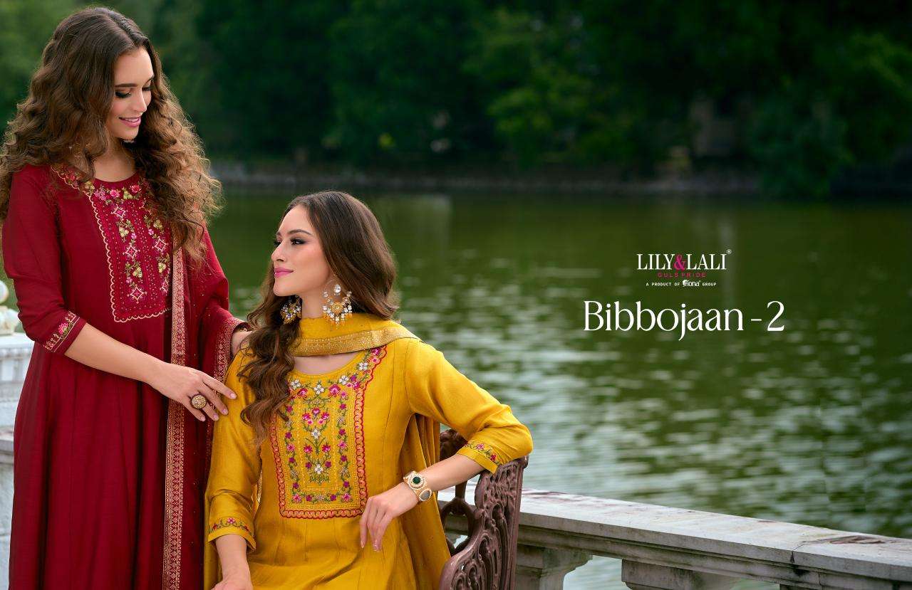 Lily & lali bibbojaan vol-2 Georgette kurti suppliers in Hyderabad