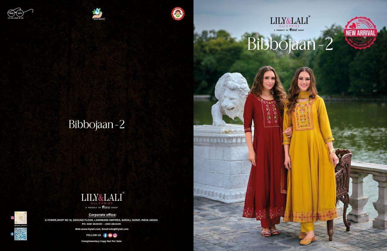 Lily & lali bibbojaan vol-2 Georgette kurti suppliers in Hyderabad