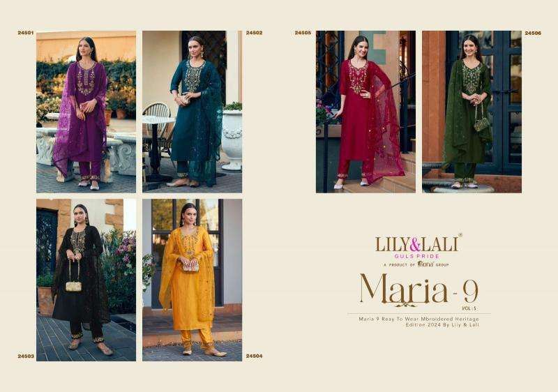 Lily & lali maria vol 9 cloth prem manufacturer kurtis market in surat all video