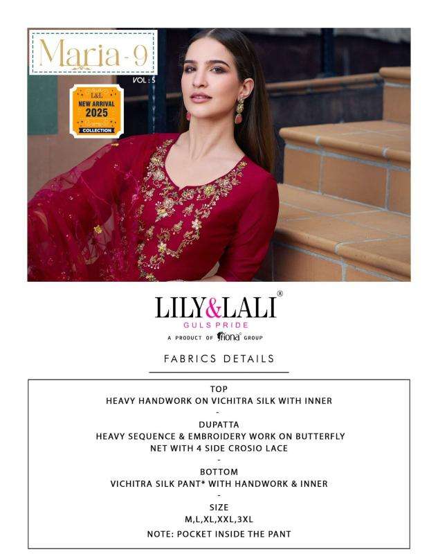 Lily & lali maria vol 9 cloth prem manufacturer kurtis market in surat all video