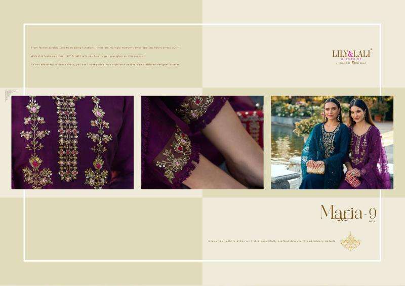 Lily & lali maria vol 9 cloth prem manufacturer kurtis market in surat all video